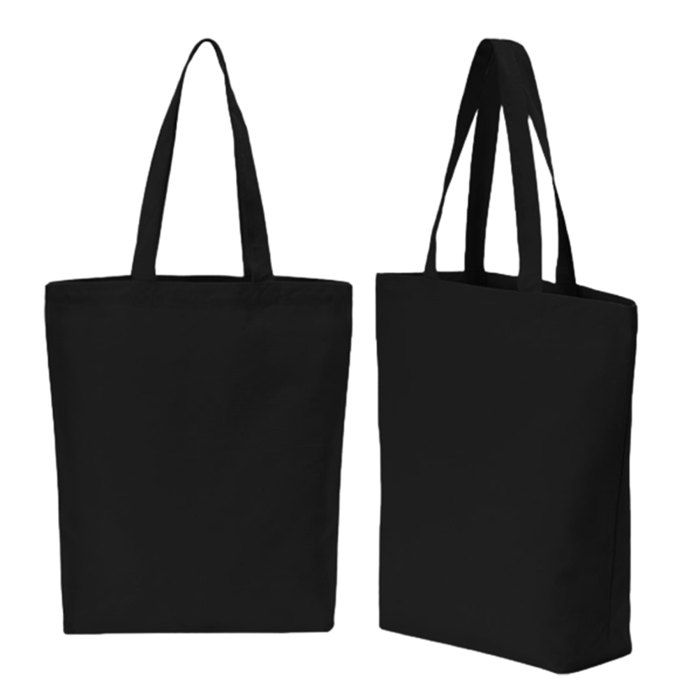 Black canvas online totes