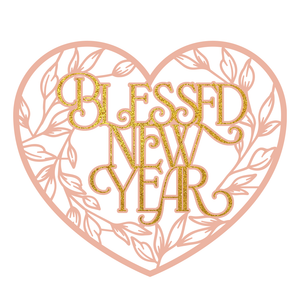 2025 CNY Decorative Stick-On Design - Blessed New Year